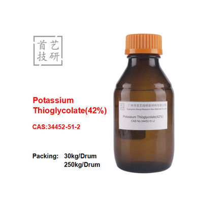 무색 액체 칼륨 티오글리콜릿 42% 검사 CAS 34452-51-2 탈모용
