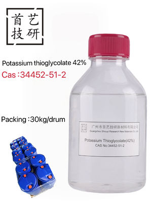 칼륨 티오글리콜릿 42% 무색 액체 밀도 1.25g/cm3