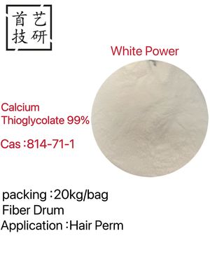 순수성 814-71-1 칼슘 티오글리콜트 삼중수 99% 흰색 가루 모양 폐수 처리